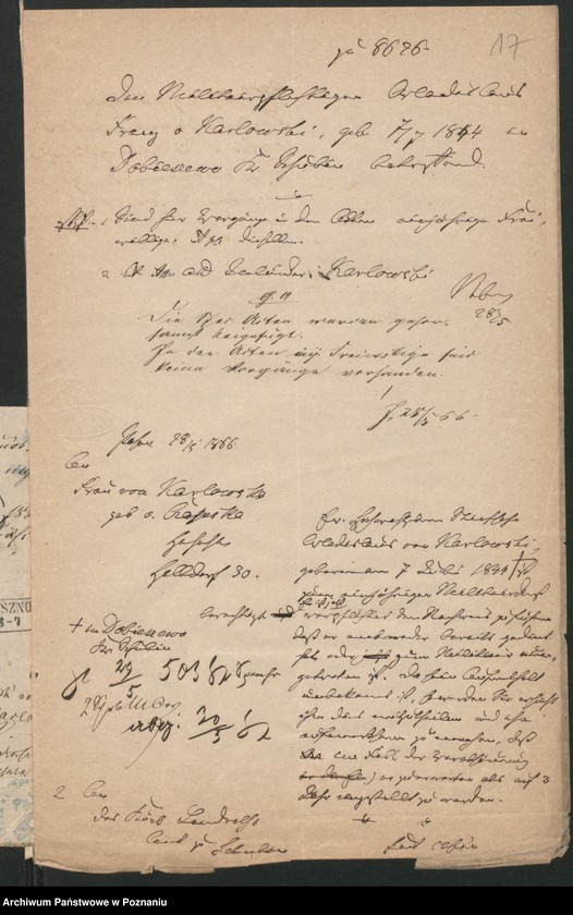 Obraz 19 z jednostki "A. betr. Karlowski Wladislaus, Franz und Leon"