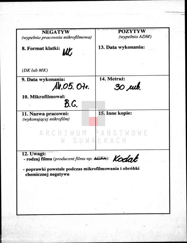 image.from.unit.number "[Dokumenty do akt małżeństw wyznania rzymskokatolickiego parafii w Wigrach]"