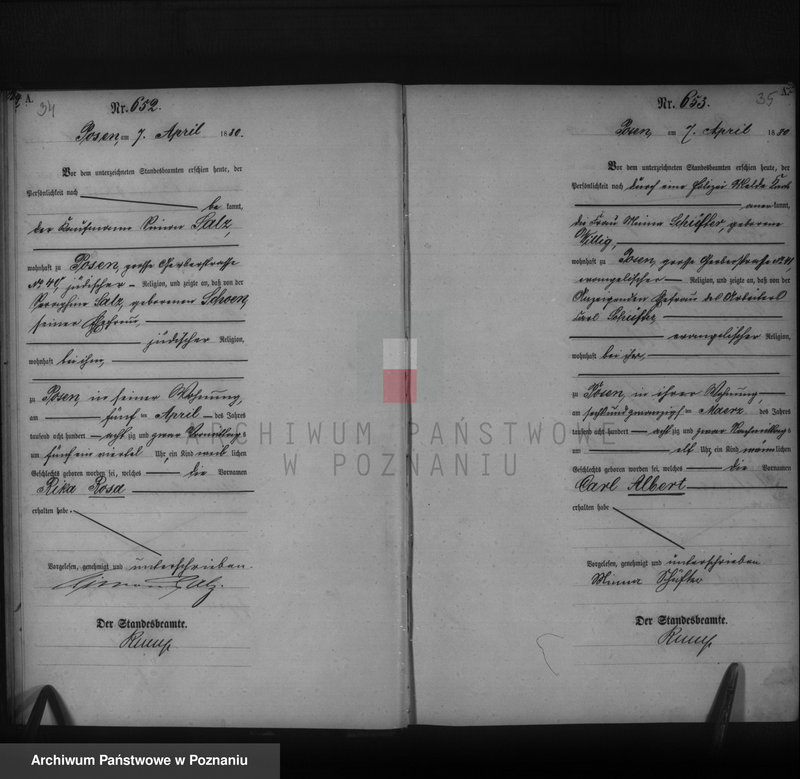 Obraz 19 z jednostki "Księga urodzeń t. II"