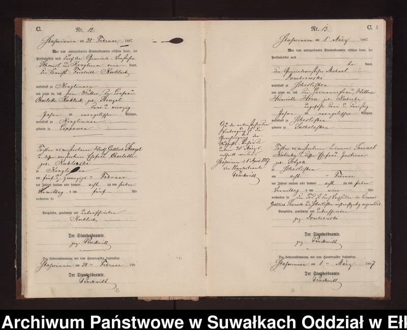 image.from.unit.number "Sterbe-Neben-Register des Preussischen Standes-Amtes Stasswinnen Kreis Loetzen"