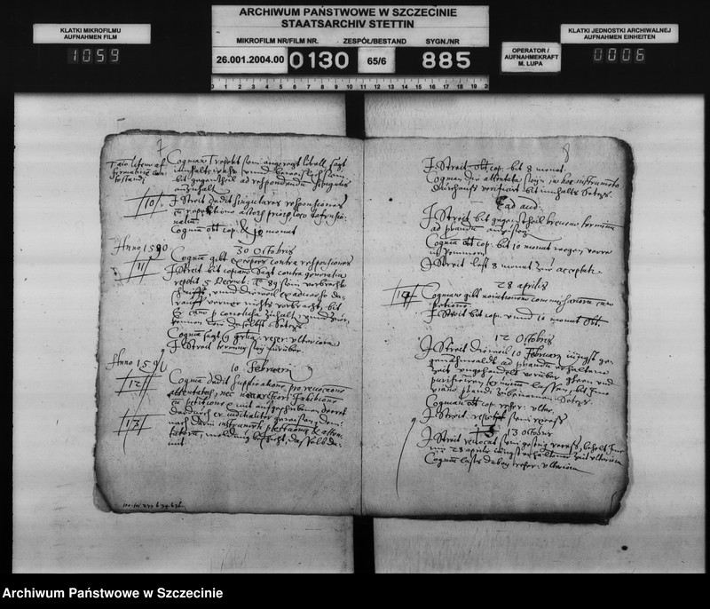 Obraz 7 z jednostki "Hans v. Mautenffel zu Broitz / seinen Schwager Moritz von Kleist zu Dubberow: Aussteuerzahlung."