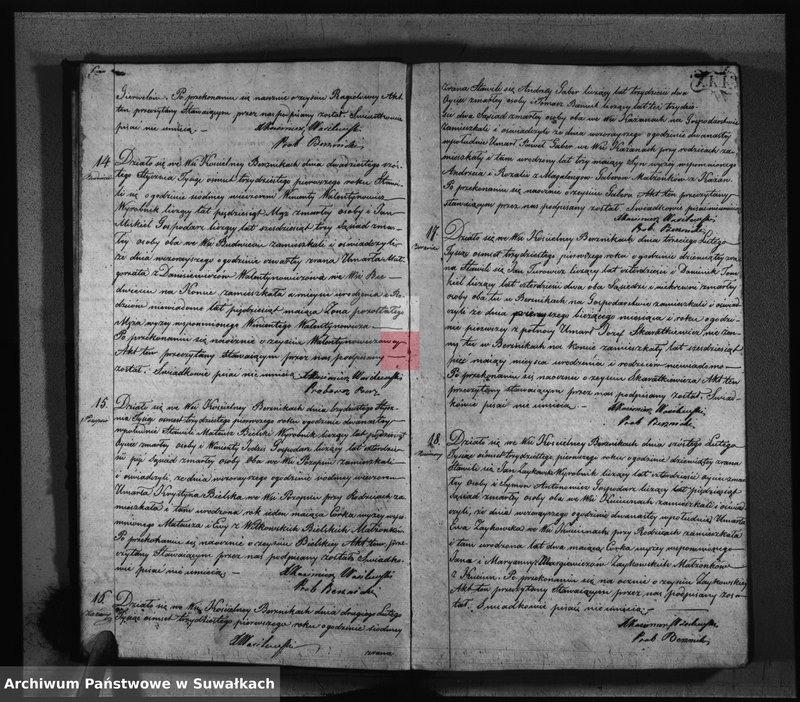 Obraz 7 z jednostki "Duplikat Aktów Stanu Cywilnego- Urodzonych, Zaślubionych i Zeszłych Katolików w Parafij Berznickiej z roku 1831."
