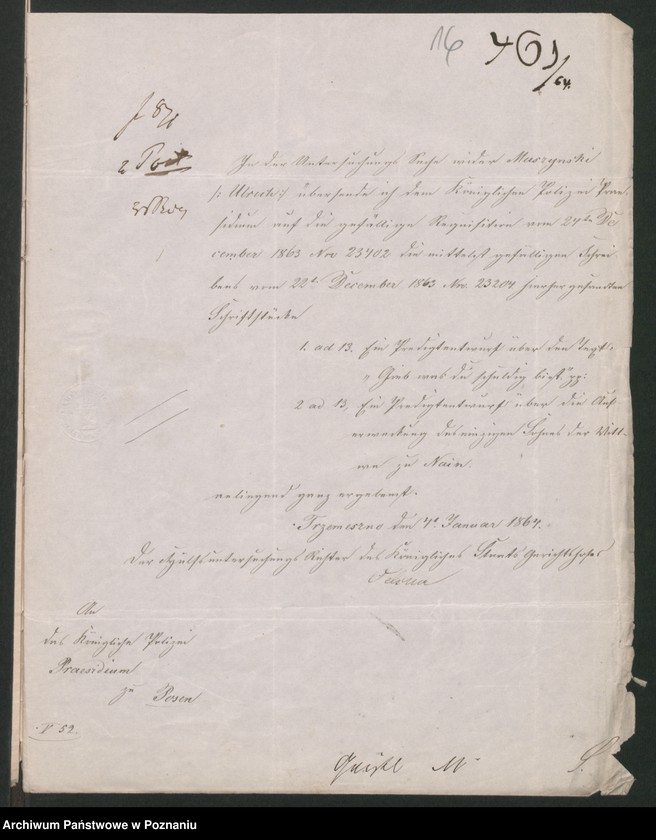 Obraz 20 z jednostki "A. betr. Thomas Muszyński, Vikar in Pakosch"