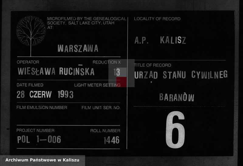Obraz 1 z jednostki "[Księga zgonów]"