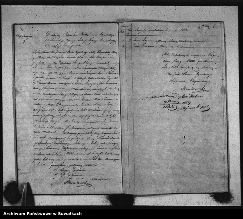 image.from.unit.number "Duplikat Aktów Urzędnika Stanu Cywilnego Sekty Filipońskiej Okręgu Hutta Urodzonych, Zaślubionych i Zmarłych za Rok 1853"