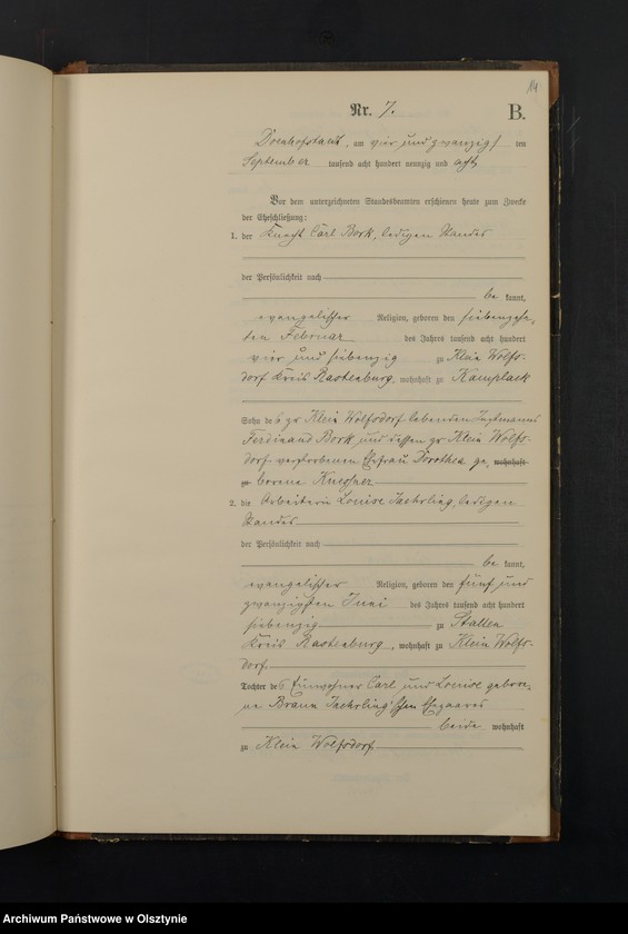 image.from.unit.number "Heiraths-Neben-Register Nr 1 - 18"