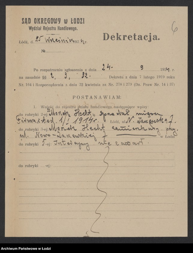 Obraz 8 z jednostki "Hecht Moszek – sprzedaż mięsa"