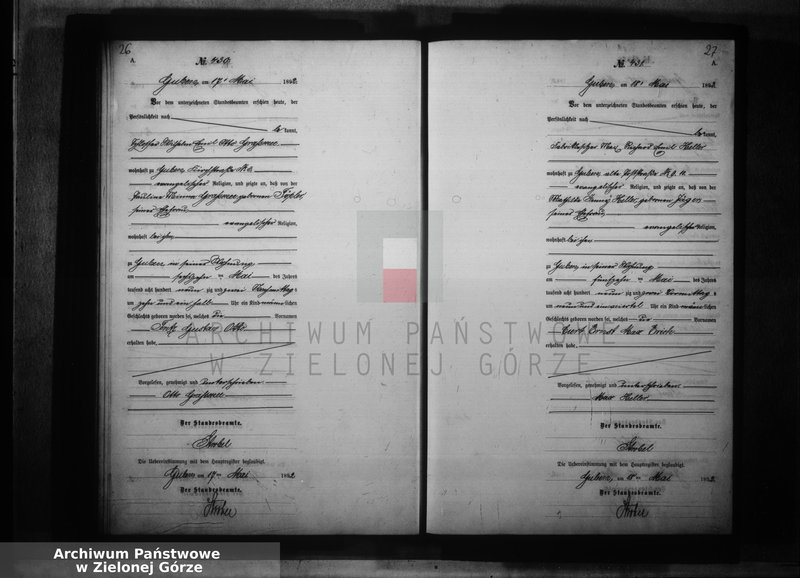 image.from.unit.number "Geburts-Neben-Register, Band II von No 405 bis No 798"