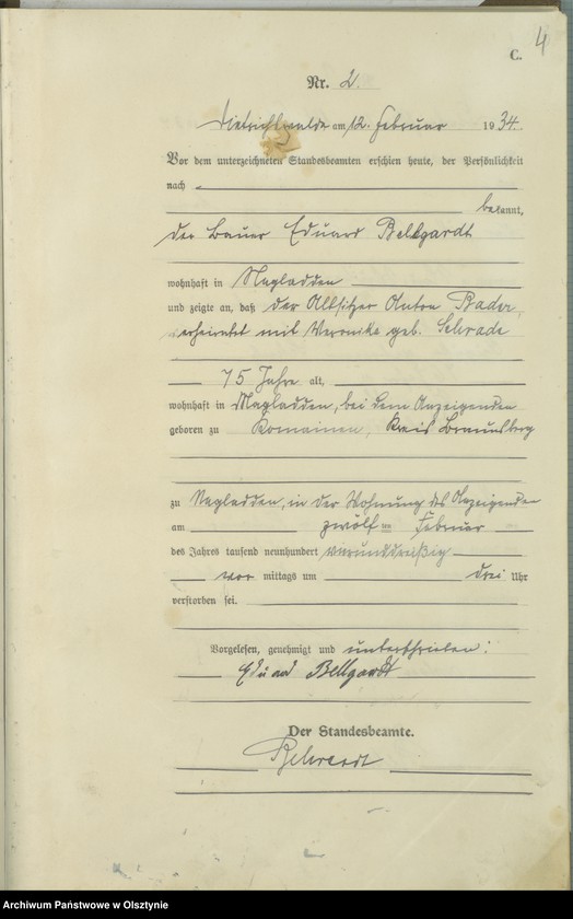 image.from.unit.number "Sterbe-Haupt-Register Nr 1 - 48,1- 16 i 25 - 28,1 - 35,1 -15,18 - 21,24 - 29,34 - 35"