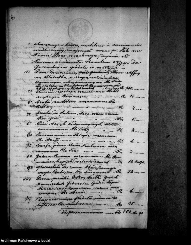 Obraz 10 z jednostki "Akta tyczące się ustanowienia opieki nad nieletnimi po zmarłym Karolu Nyppie"