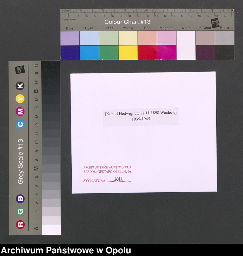 Obraz 2 z jednostki "[Koziol Hedwig, ur. 11.11.1898 Wachow]"