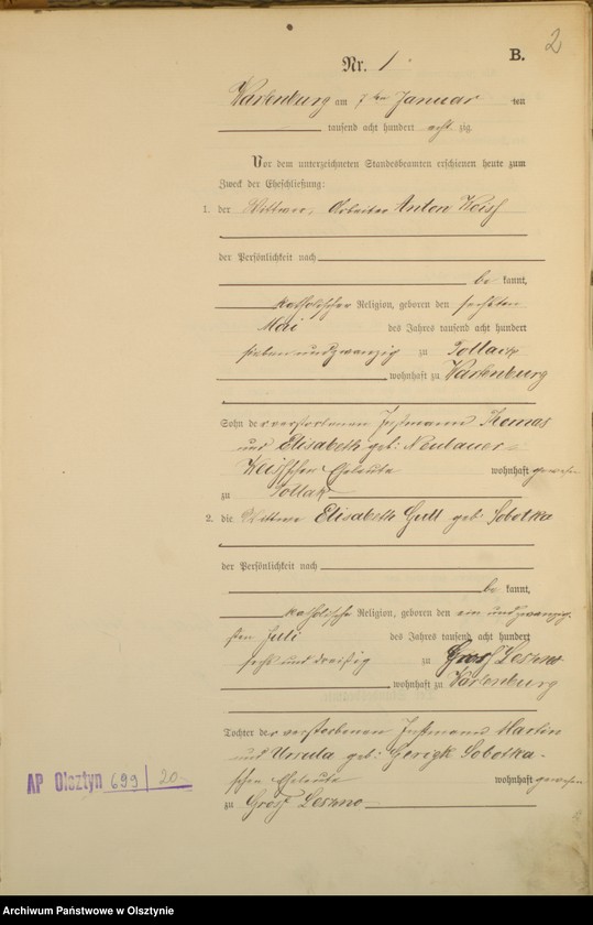 image.from.unit.number "Heiraths-Haupt-Register Nr 1 - 30"