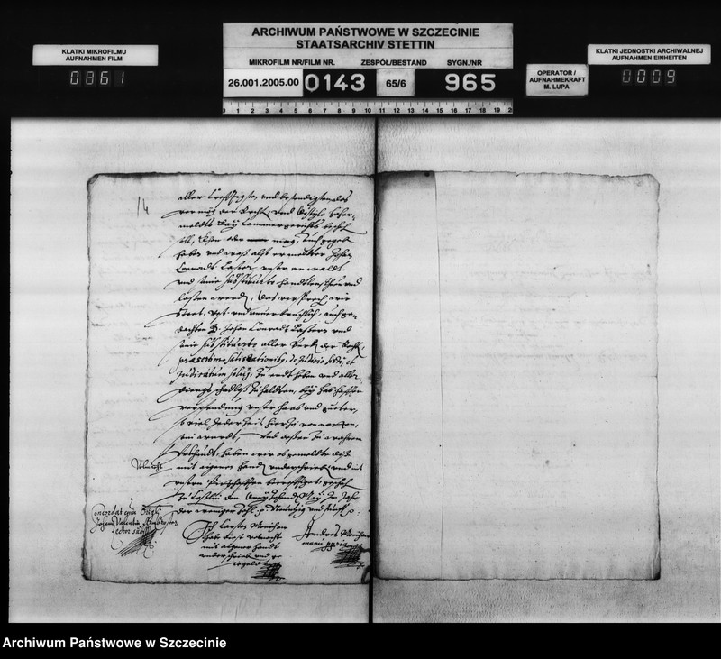 Obraz 10 z jednostki "Die Brüder Karsten und Andreas v. Münchow zu Marsin und Karzenburg / die Erben des Lorenz v. Somnitz zu Bewersdorf: Darlehnsschuld."