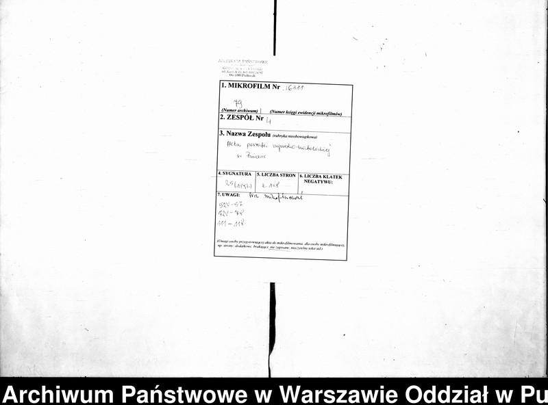 image.from.unit.number "Akta urodzeń, małżeństw i zgonów"