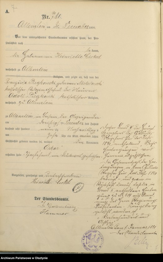 image.from.unit.number "Geburts-Haupt-Register Tom IV,Nr 776 - 781"