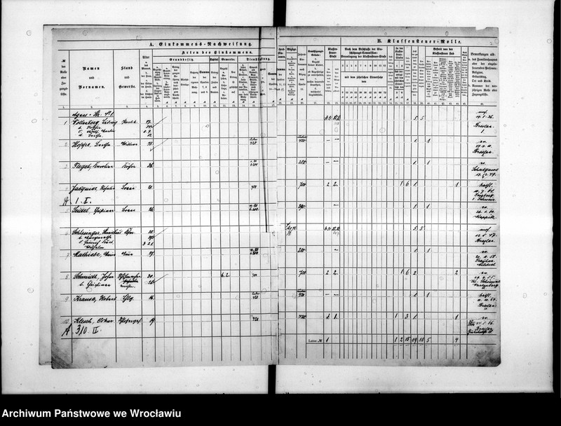 image.from.unit.number "Klassensteuerrolle nebst Eikommens - Nachweisung"