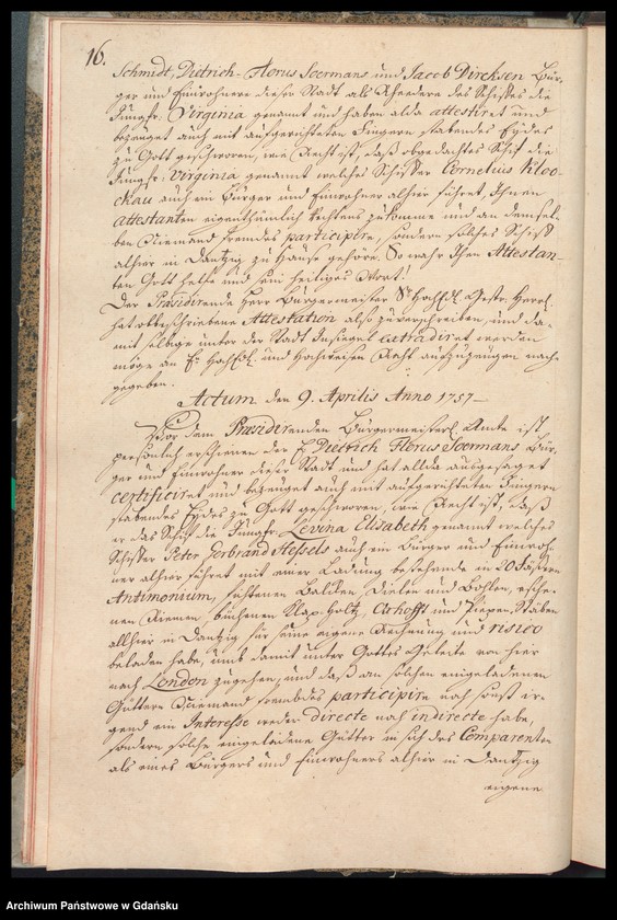 image.from.unit.number "Actum coram Officio […] Johannis Renner Praeconsulis ac Praesidis [17.III.1757-14.III.1758] Johannis Renner nec non Fisci Administratoris [6.IV.1757-25.II.1758] /indeks/"