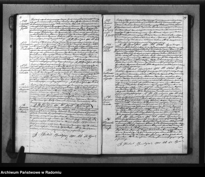 image.from.unit.number "Duplikat akt Religijno - Cywilnych Urodzonych, Zaszlubionych i Zmarłych Kościoła Parafij Wysoka za rok 1853 spisanych"