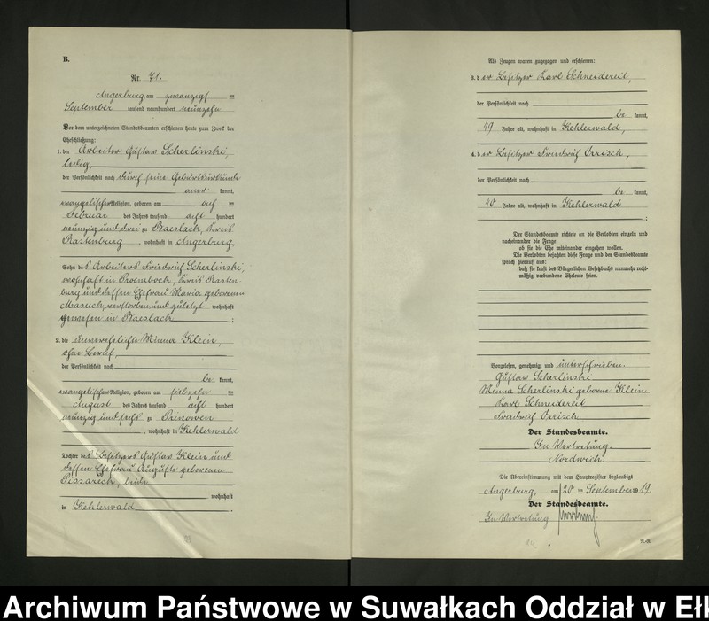 image.from.unit.number "[Heirats - Register (Neben - Register) Standesamt Angerburg einschl. der Bezirke, Gr. Strengeln, Prinowen und Kehlen Kreis Angerburg] No 60 bis 120"