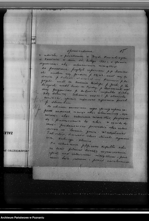 Obraz 20 z jednostki "Akta sprawy zalesienia nieużytków w powiecie konińskim"