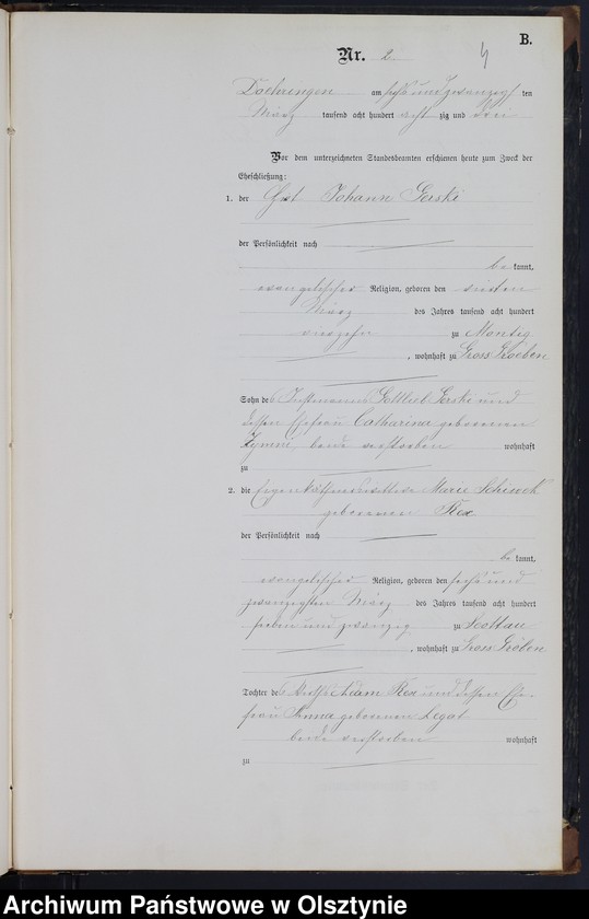 image.from.unit.number "Heiraths-Neben-Register Nr 1 - 18"