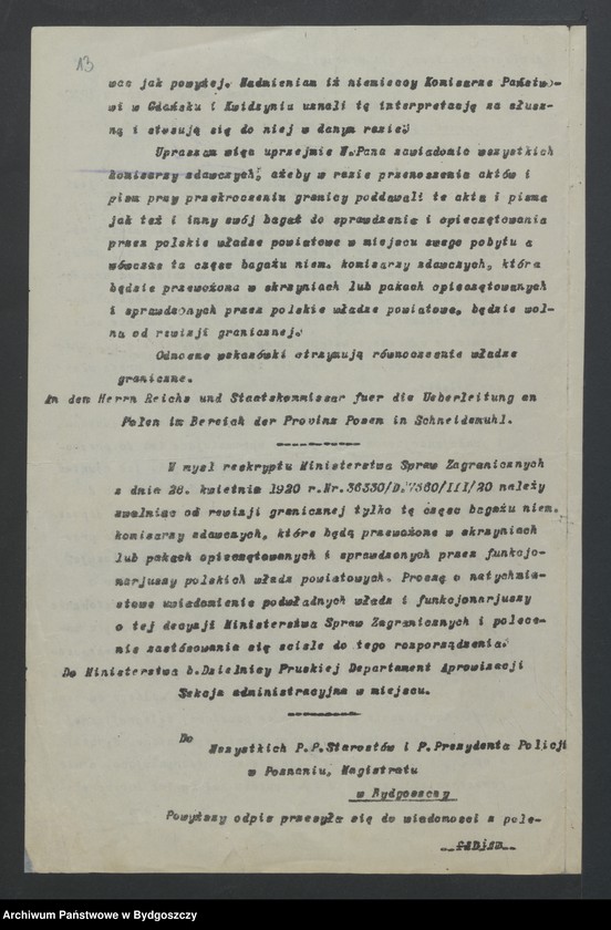 image.from.unit.number "Przejęcie miasta przez rządy polskie"