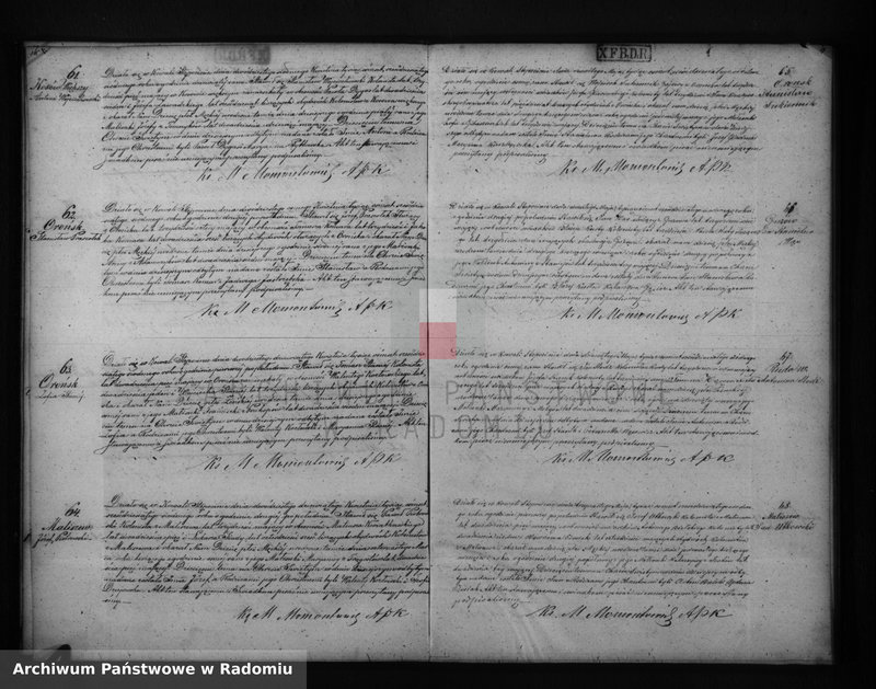 Obraz 11 z jednostki "[Akta Stanu Cywilnego wyznania rzymsko - katolickiego parafii] Kowala 1867 rok"