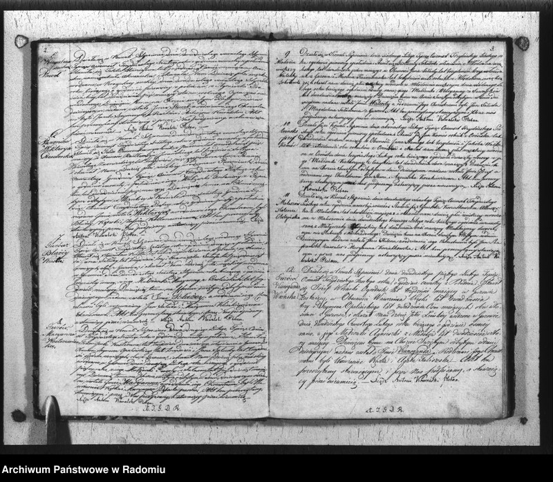 Obraz 4 z jednostki "Dupplikat Aktów Religiyno- Cywilnych Urodzenia, Zaślubienia i Zeyścia parafii Kowali Stępociny Roku 1836"