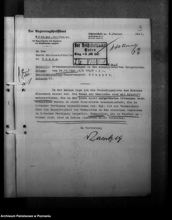 Obraz 7 z jednostki "Ortsnamenänderung - Kreis Sieradz"