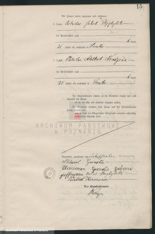 Obraz 17 z jednostki "Heiraths-Haupt-Register"