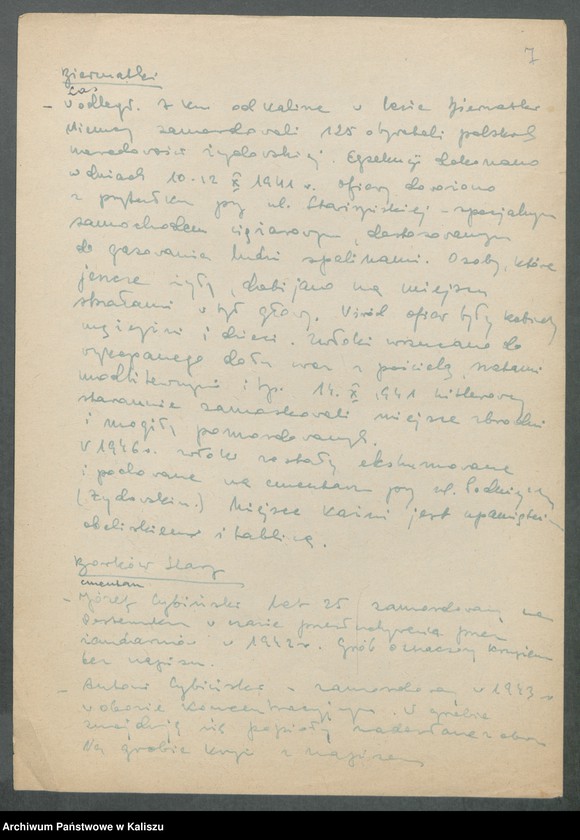 image.from.unit.number "Materiały dotyczące eksterminacji ludności oraz mogił zbiorowych na terenie województwa kaliskiego w latach 1939-1945"