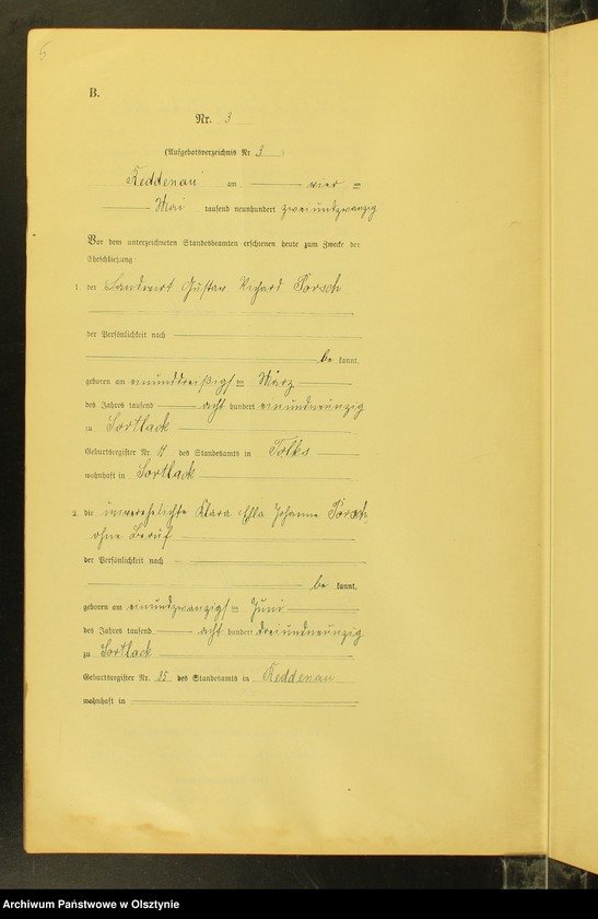 image.from.unit.number "Heiraths-Neben-Register Nr 1 - 17 [ Księga małżeństw - wtóropis ]"