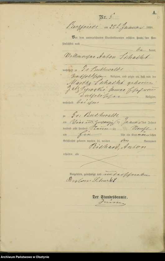 image.from.unit.number "Geburts-Haupt-Register Nr 1 - 103"