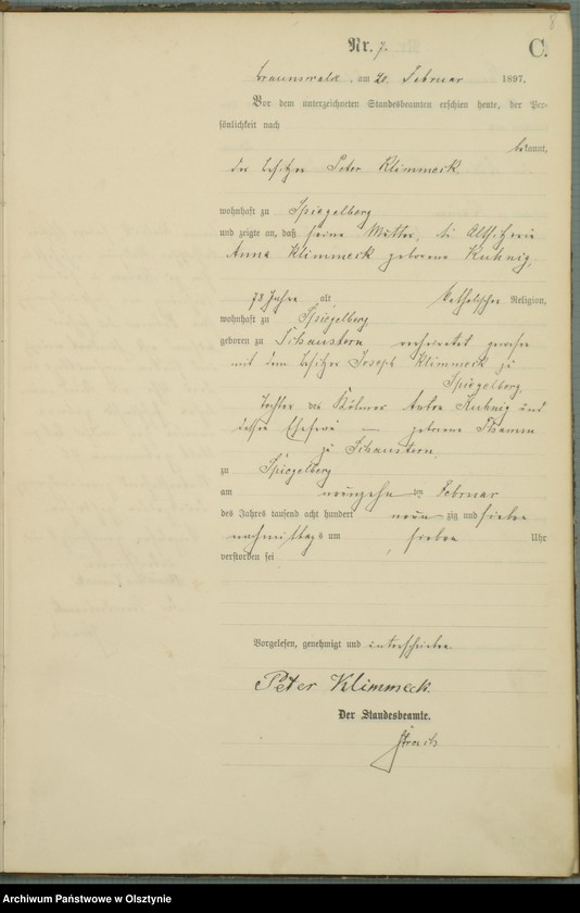 image.from.unit.number "Sterbe-Haupt-Register Nr 1 - 51"