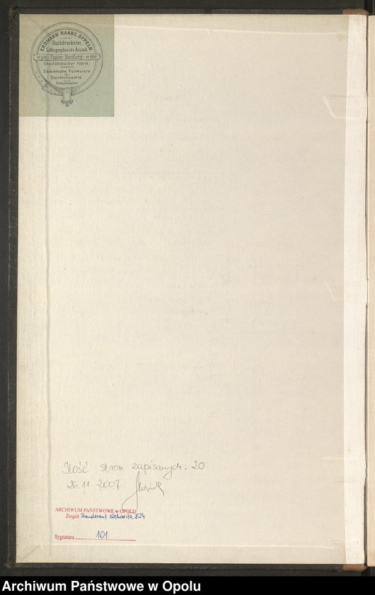 Obraz z jednostki "Sterbe-Haupt-Register Standesamts Wehowitz pro 1906"