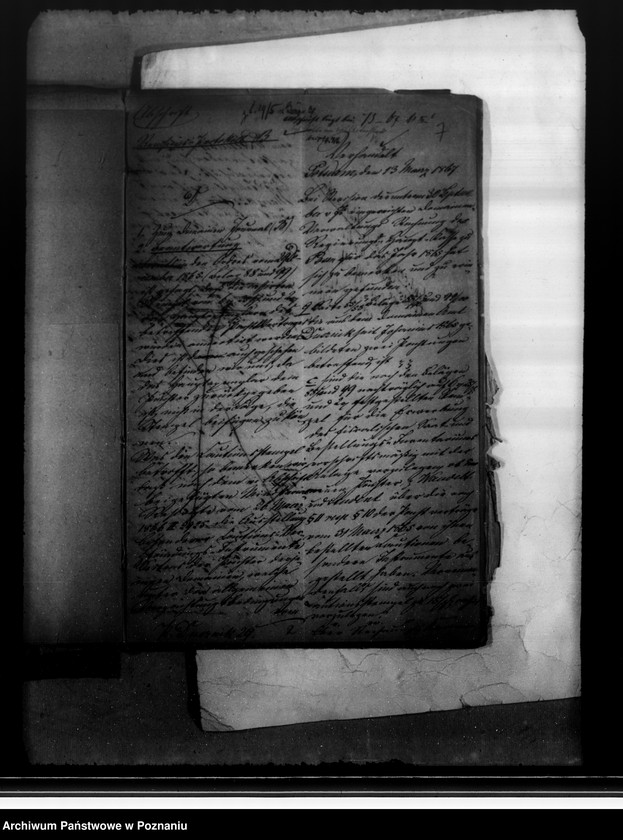 Obraz 11 z jednostki "Die Caution der Domänen-Pachters Wandelf zu Kaiserhof und des Oberamten Thunig deselbest /kaucje domeny Duszniki/"