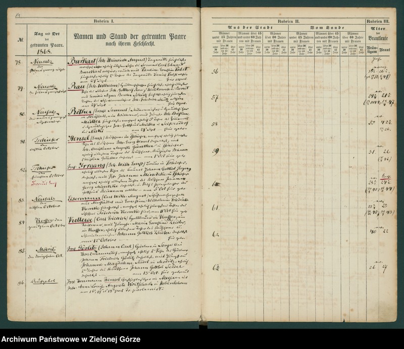 image.from.unit.number "Trauungs - Register 1868 - 90"