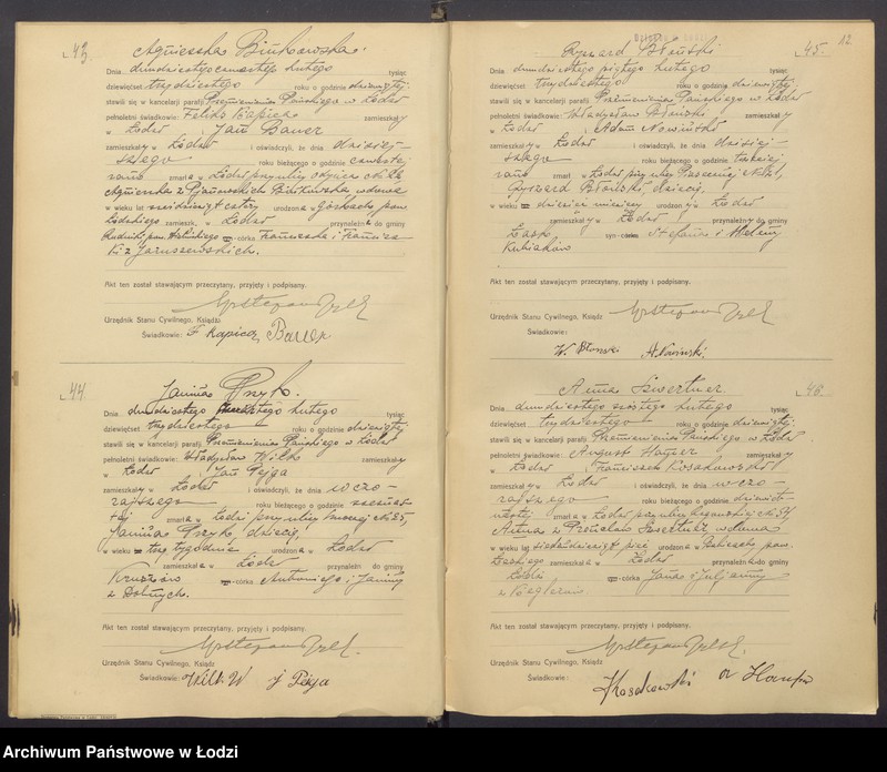 Obraz 14 z jednostki "Akta zgonów"