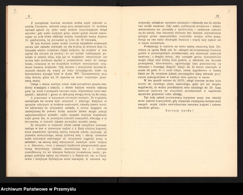 image.from.unit.number "IV Sprawozdanie kierownika Pryw[atnego] Gimnazjum Real.[nego] w Chrzanowie za rok szkolny 1914/1915"