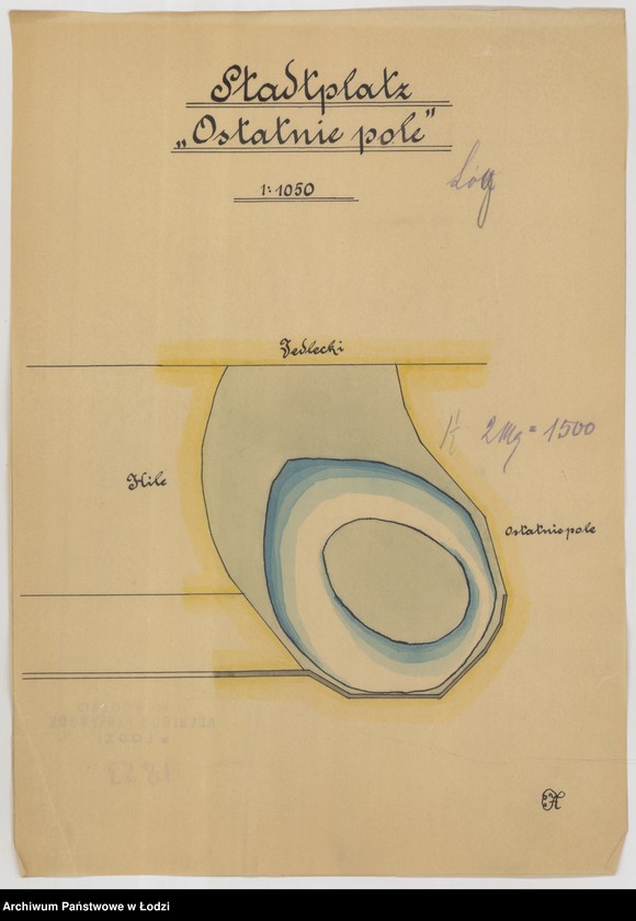 Obraz 1 z jednostki "Pabianice. Stadtplatz "Ostatnie pole""