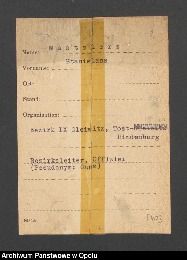 image.from.unit.number "[Mastalerz Stanislaus, Gleiwitz]"