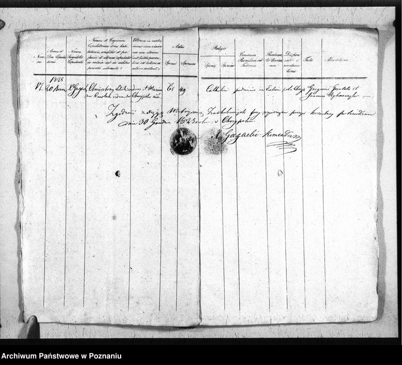 Obraz 5 z jednostki "Duplikat baptisatorum, copulatorum, mortuorum"