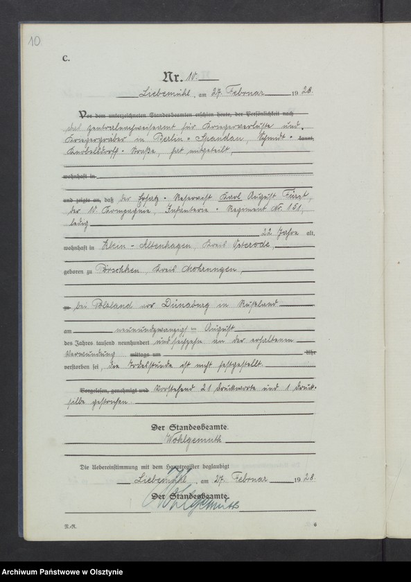 image.from.unit.number "Sterbe-Neben-Register Nr 1 - 42"