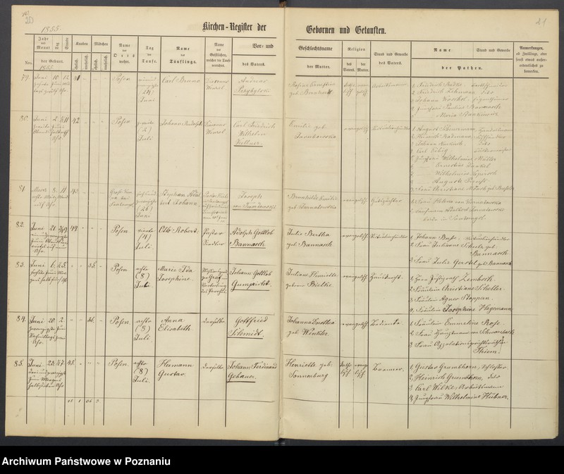 Obraz 13 z jednostki "[Akta urodzeń i chrztów, ślubów, zgonów]"