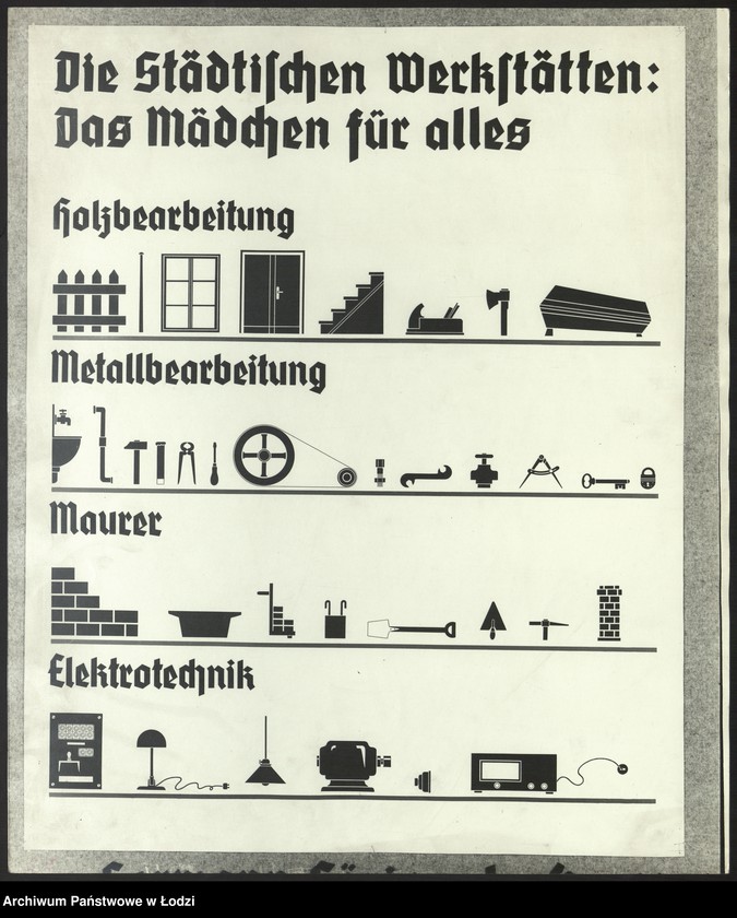Obraz 3 z jednostki "Die Städtischen Werkstäten: das Mädchen für alles"