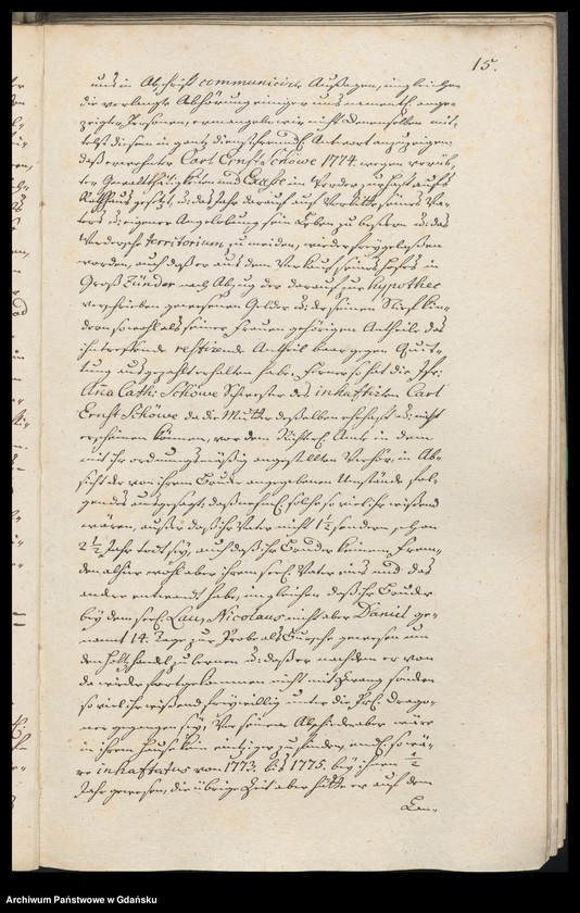image.from.unit.number "[Liber missivarum]. Register über vorstehende Briefe von Jahr 1781. Register derer an welche vorstehende Briefe geschrieben worden"