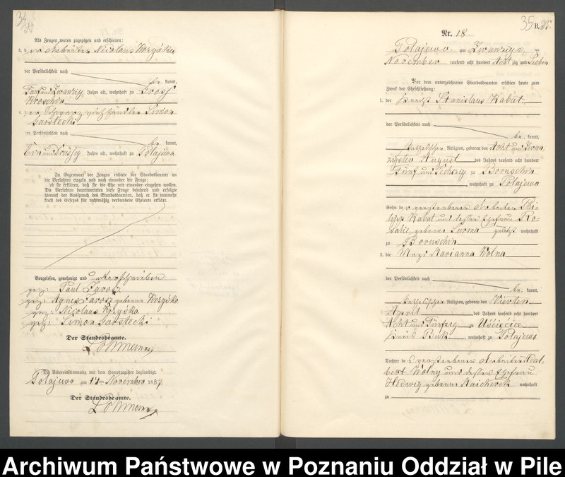 Obraz 20 z jednostki "Księga małżeństw"