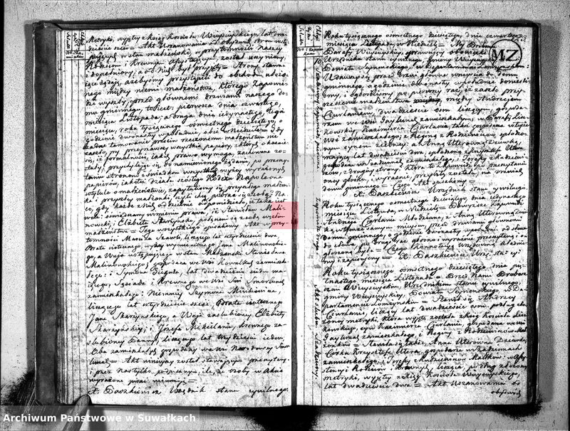 image.from.unit.number "Akta zaślubionych gminy wieysieyskiey od 1-go maja 1810"