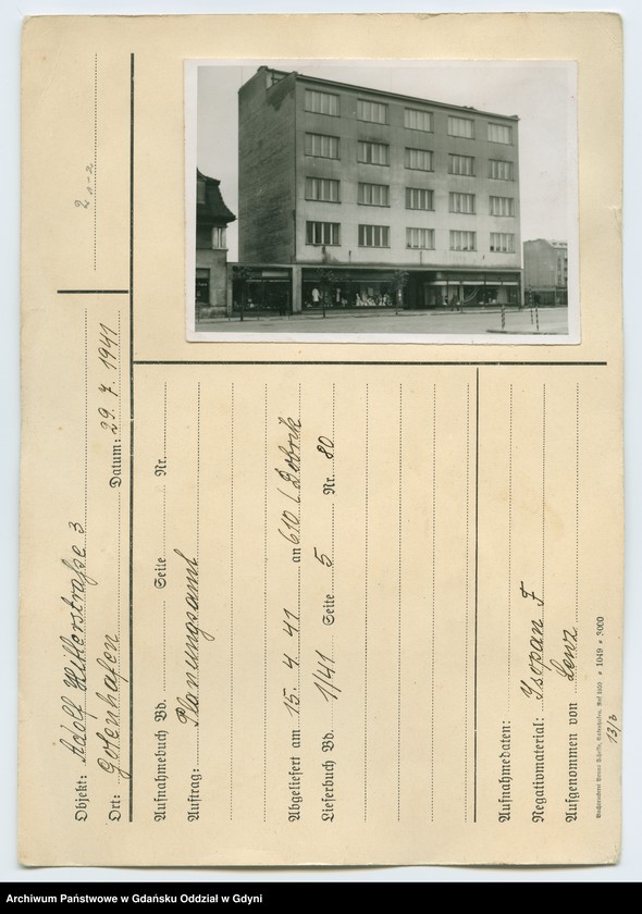 Obraz 2 z kolekcji "Gdynia - ulica Świętojańska w czasie okupacji"