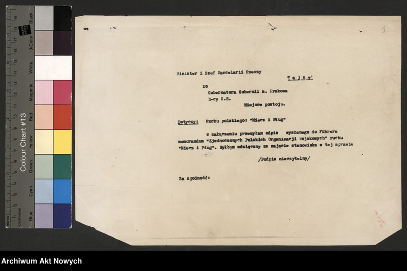 Obraz z jednostki "Materiały dotyczące organizacji "Miecz i Pług"."
